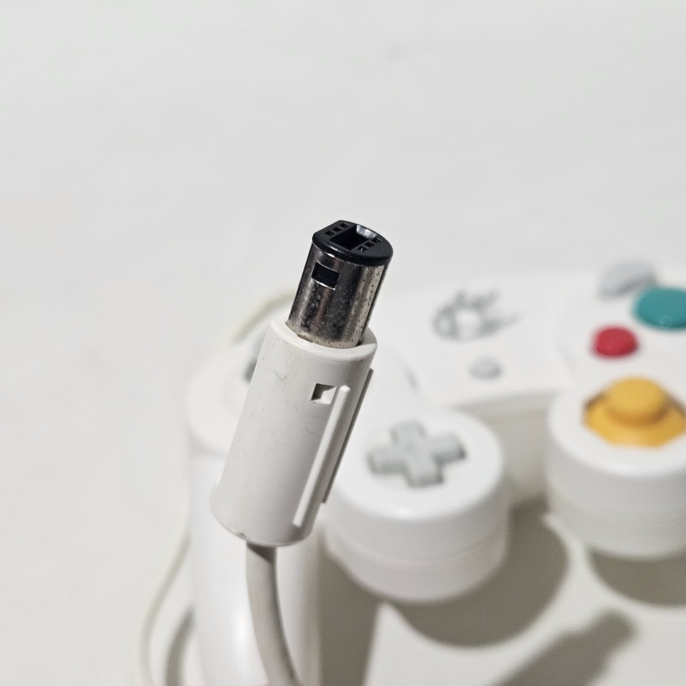 Nintendo Super Smash Bros White Classic Gamecube Controller Tested OEM