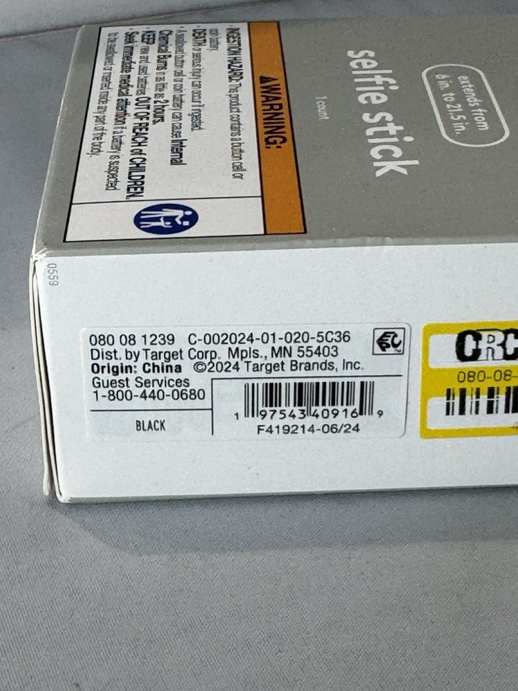 Selfie Stick - heyday Black