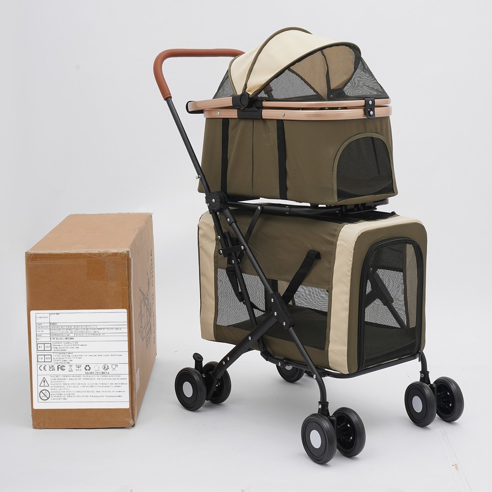 Dog & Cat Stroller Foldable Pet Stroller Foldable Pet Stroller for Small Dogs