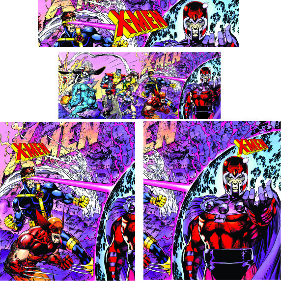 Bartop Arcade Art kit - X-Men #1 - Artwork Laminated Vinyl wrap graphics