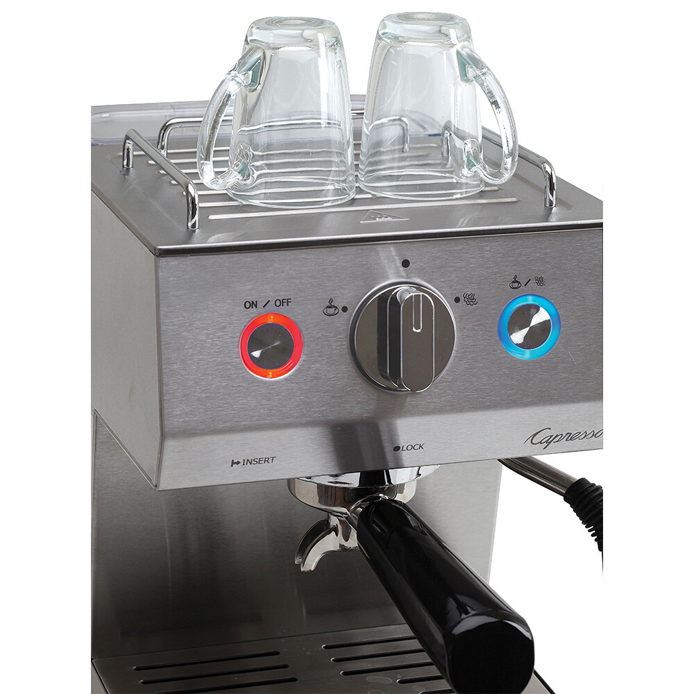 Capresso - Cafe Select Espresso Maker, Professional Stainless Steel (Silver)