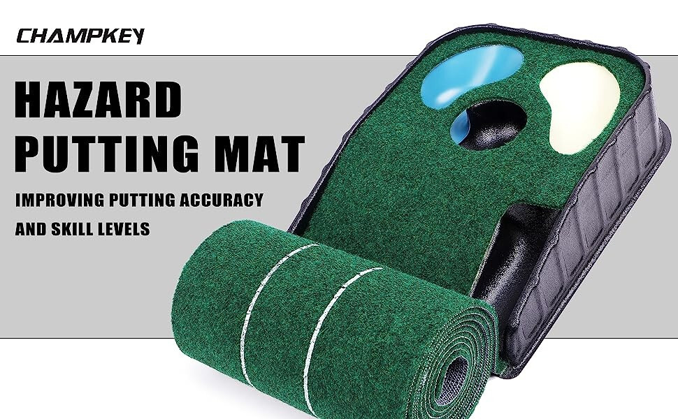 Indoor Golf Putting Mat Auto Ball Return Golf Practice Training Grass Mat Tracks