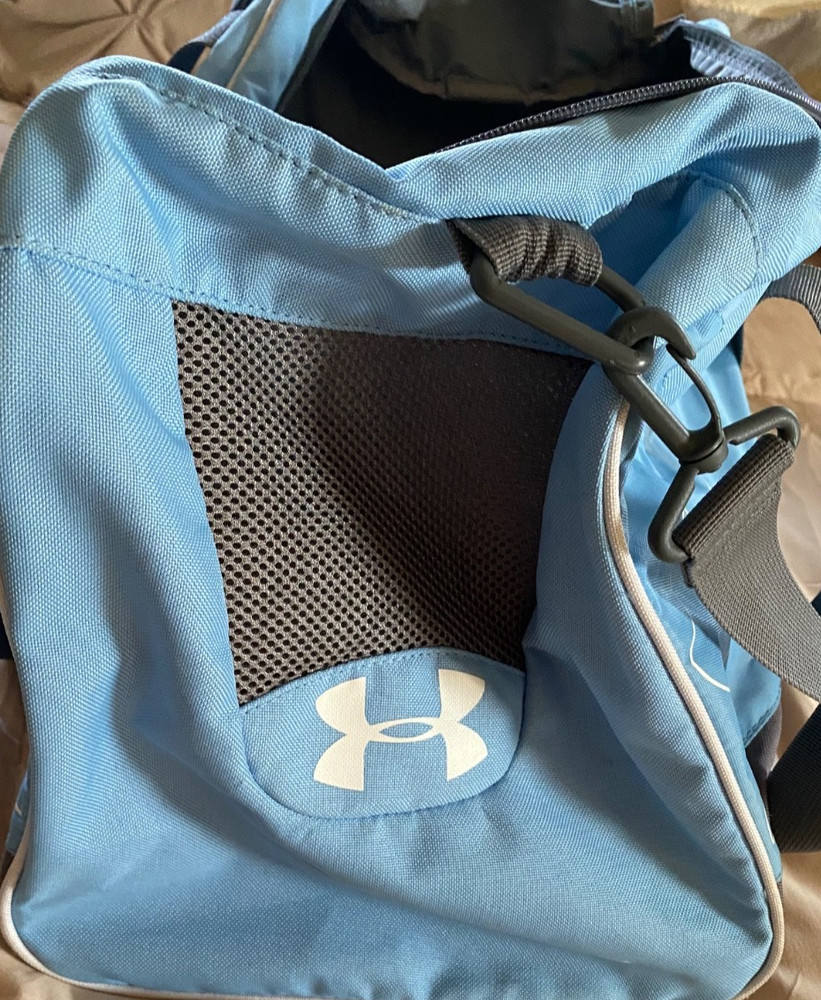 Under Armour Light Blue Medium Duffel /Carry On Bag - NEW