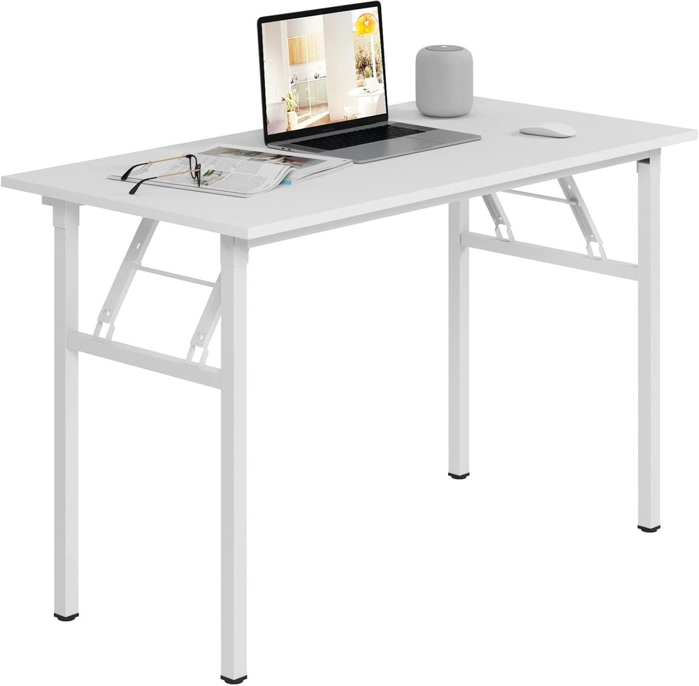 Folding Desk Small Desk 31 1/2" No Assembly Foldable Computer Desk Small
