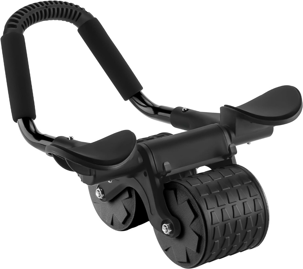 Uota Elbow Support Automatic Rebound Abdominal Wheel，Ab Roller for Black