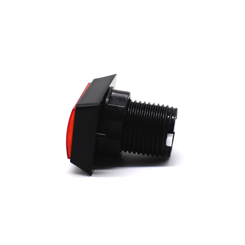 25 Cent Push for Credit Arcade LED Button Push Red Rectangle DIY Machine 12V New