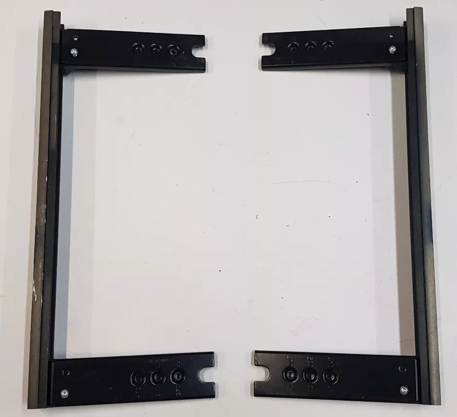 Permobil Corpus 3G seat pan assembly, unitrack, and width adjustment Brackets
