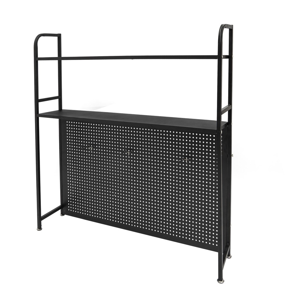 Desktop Bookshelf, Countertop Storage Rack with 2 Shelves for Computer