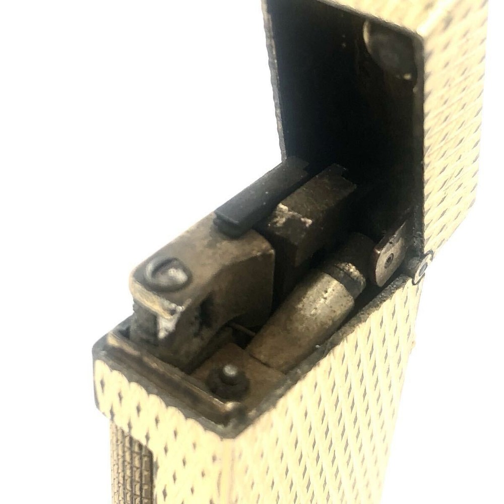 Dunhill Roller Gas Lighter Textured Gold Hardware Used