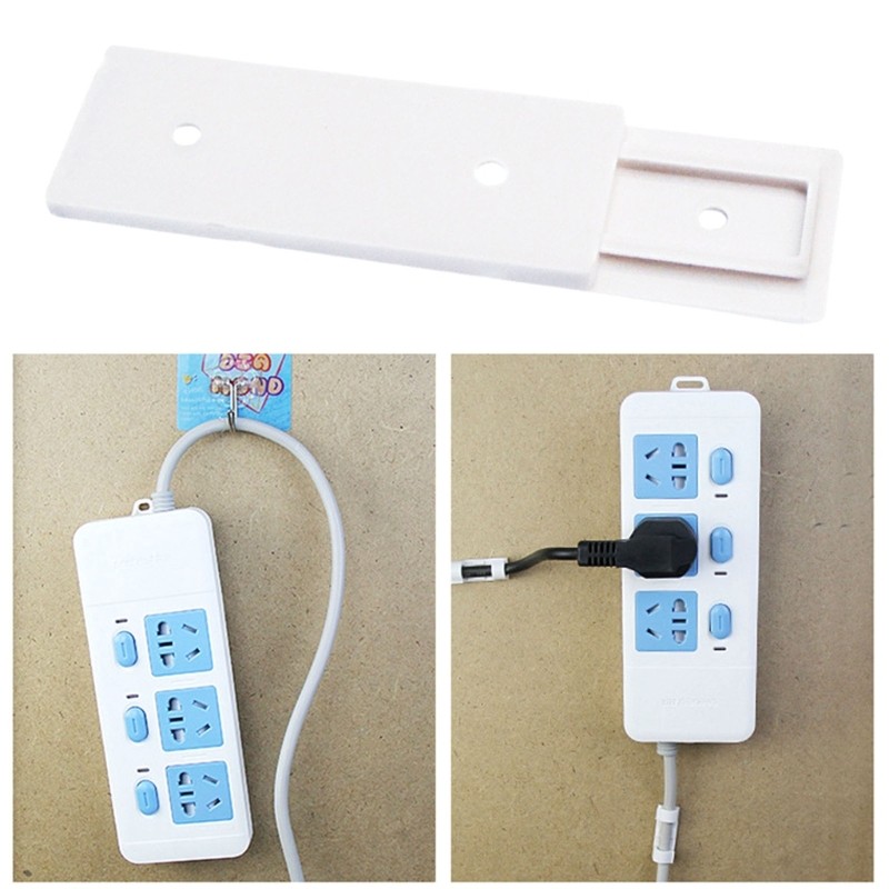 Pack of 5 Multipurpose Power Strips Brackets for Easy Installation Without Tool