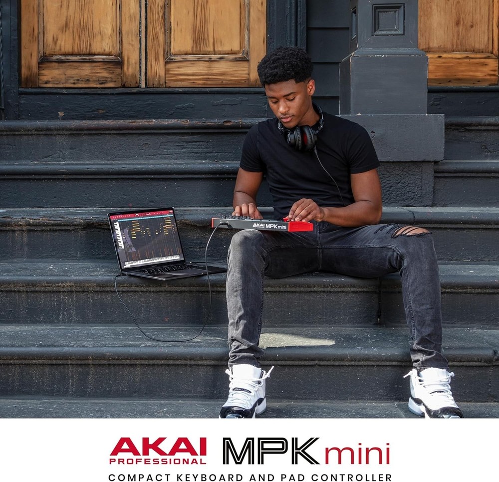 Ultimate Portable MPK Mini MK3: 25-Key MIDI Controller with Sound Library