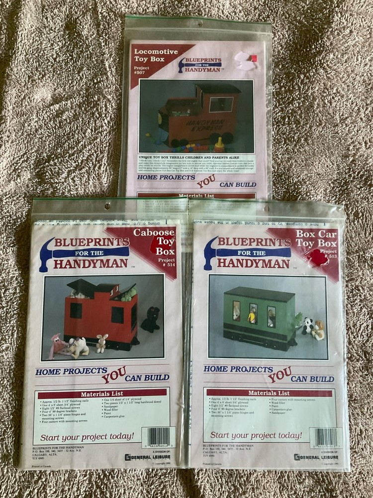 Toy Box Train Set Woodworking Patterns