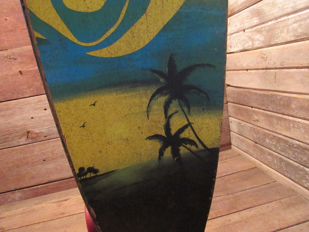 KRYPTONICS Beach Ocean Sun Down skateboard "SINCE MCMLXV" longboard - 36" Long