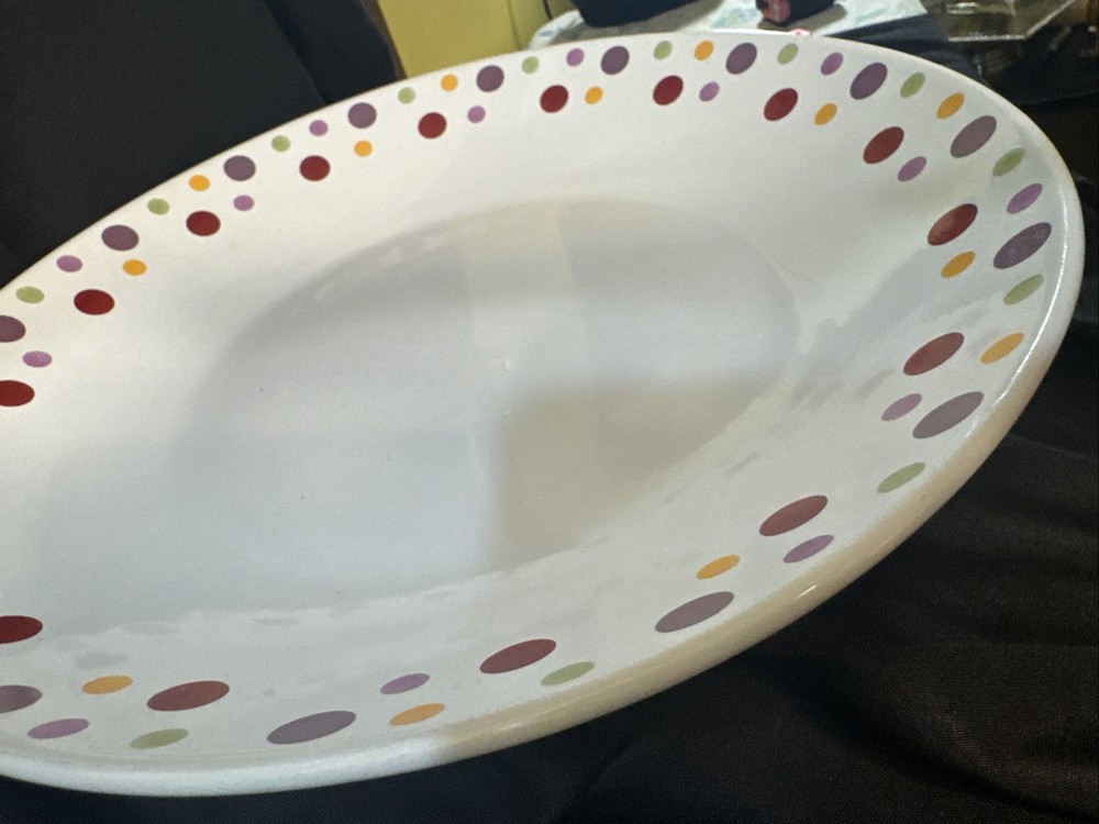 Very Large Pampered Chef Dots Platter