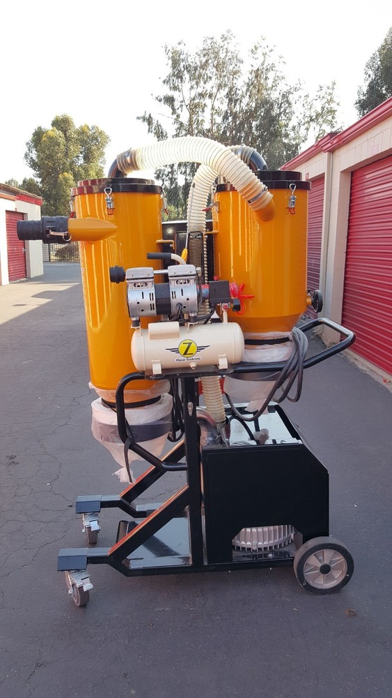 ZFS VZ-7 Double Cyclone  Plus Hepa Dust Extractor With Pre Separator.
