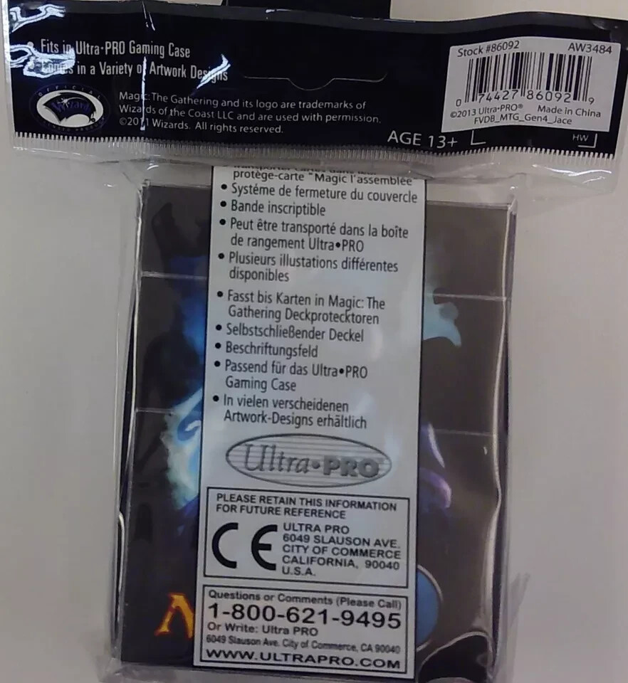 MAGIC THE GATHERING: Jace Deck Box, Sleeves & Playmat set [Jace Set]