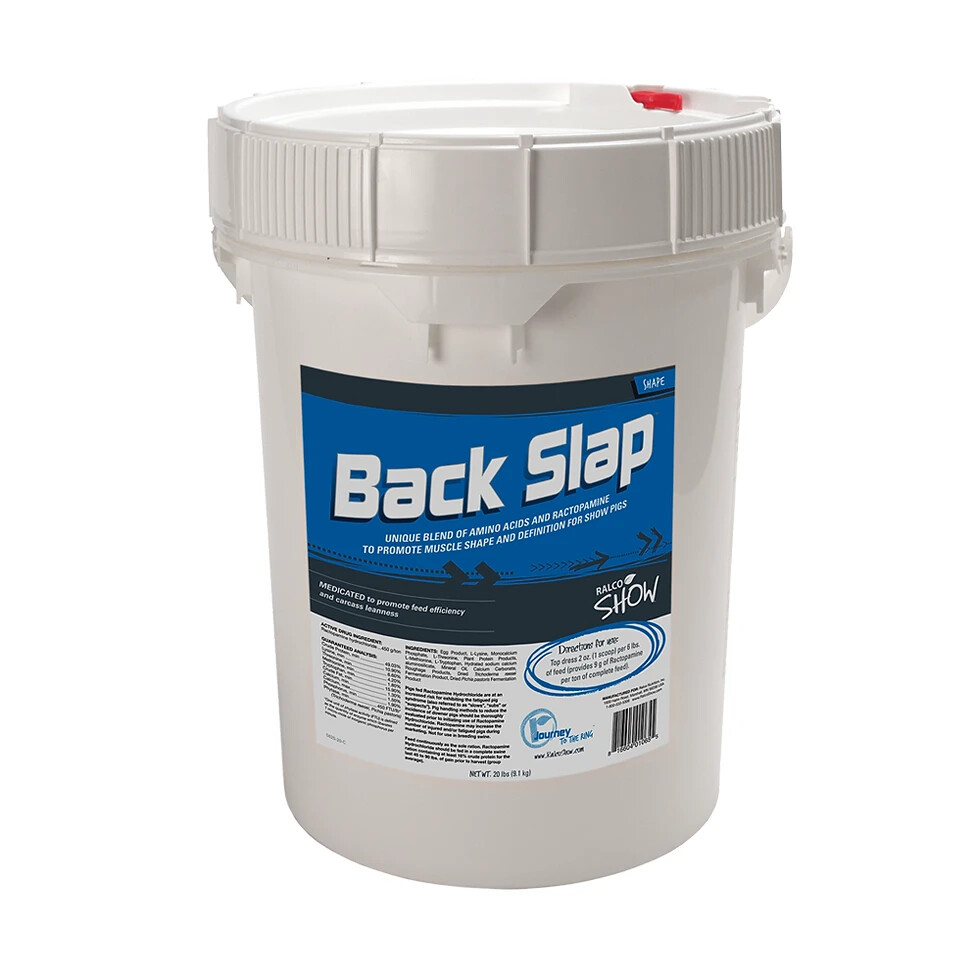 Ralco Back Slap Show Pig Supplement 20#