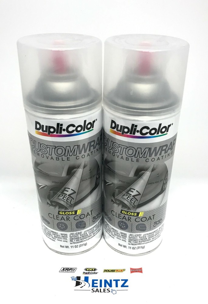 Duplicolor CWRC901-2 PACK GLOSS CLEAR CustomWrap - EZ Peel Technology - 11oz