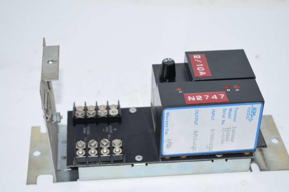 AGM ELECTRONICS TA4000 TRANSFORMER VOLTAGE ISOLATOR Direct Current Transmitter
