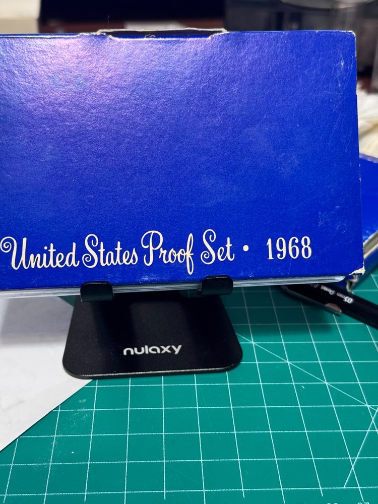 1968 S PROOF MINT SET 40% SILVER HALF DOLLAR