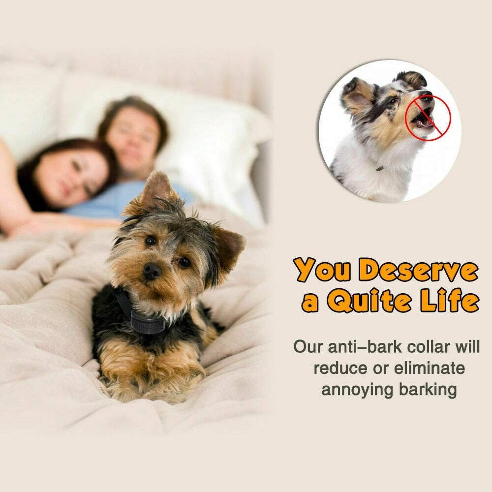 Automatic Anti Bark barking Shock Control Collar device Small Medium Large Dog