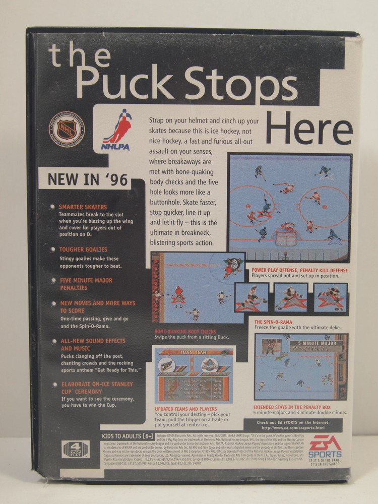 NHL '96 Case (SEGA Genesis) Authentic BOX ONLY