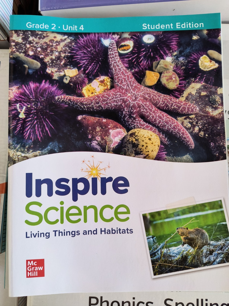 Inspire Science Grade 2 Units 1-4 Student Edition Workbook Set