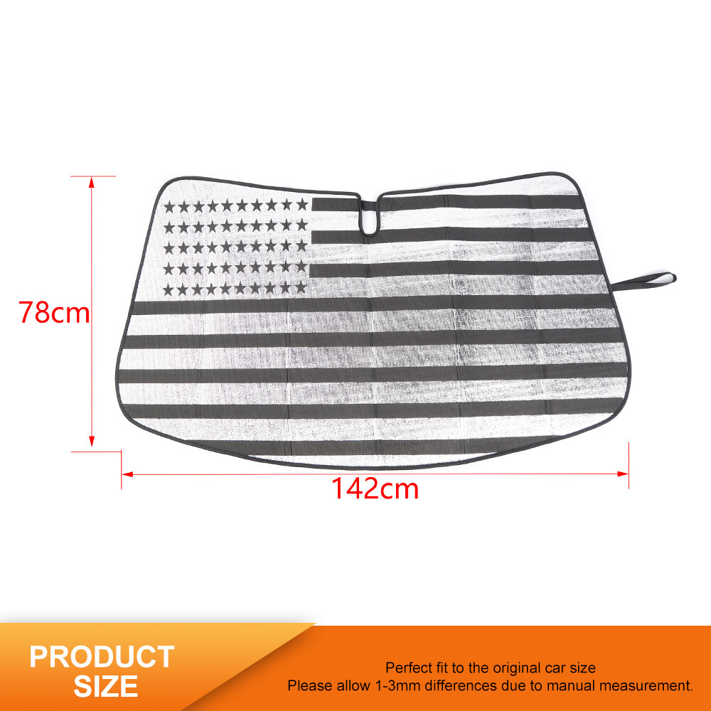 Foldable Windshield Sunshade UV Ray Reflector Visor Protector for Dodge Charger