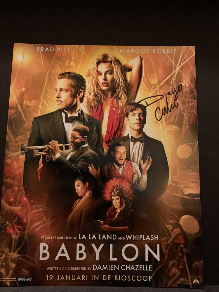 DIEGO CALVA SIGNED 8x10 PHOTO BABYLON AUTHENTIC AUTOGRAPH