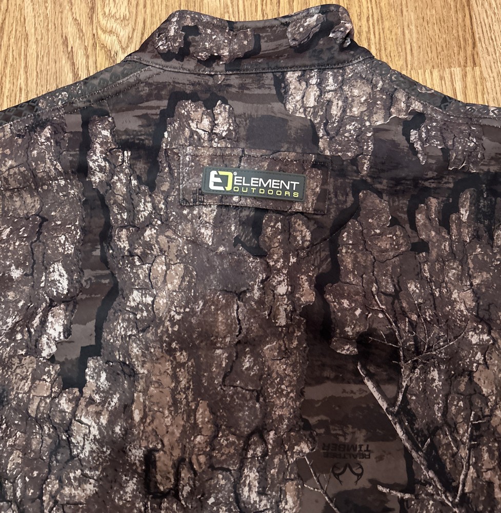 Element Outdoors Prime Series light/mid full zip jacket Realtree Timber-Medium