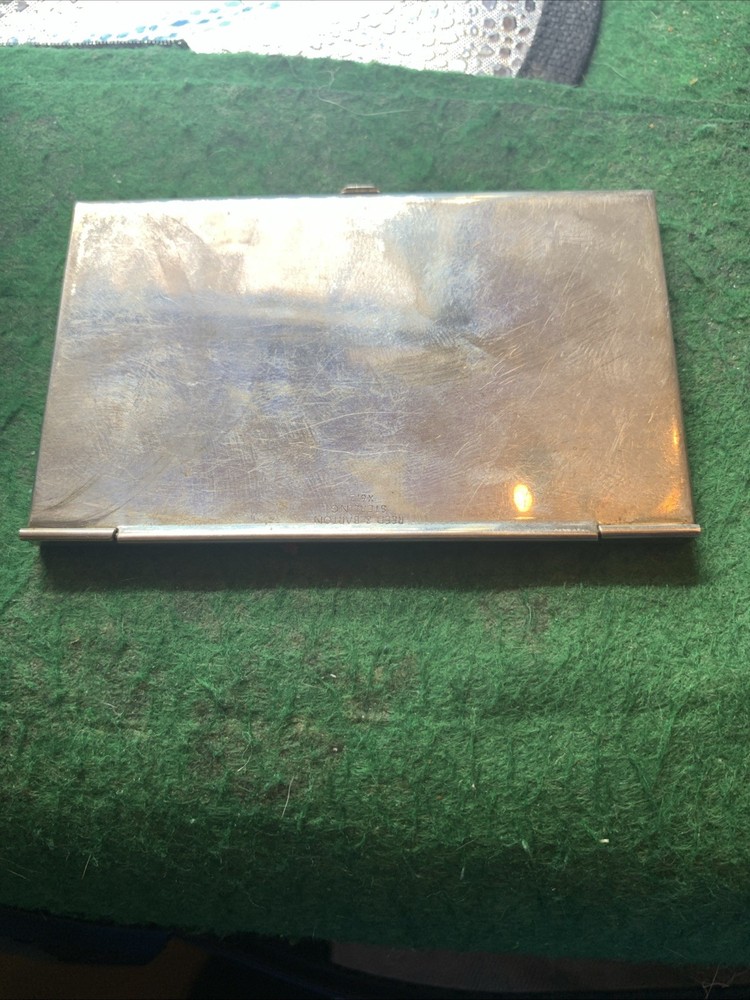 Vintage Sterling Silver Reed & Barton Cigarette Case
