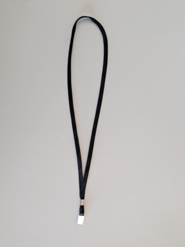 Basic Lanyard Black Model: 6045 Free Shipping