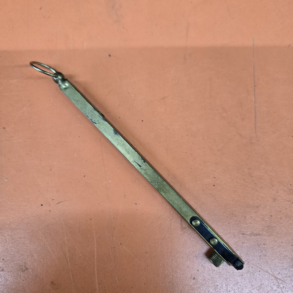 Vintage brass straight-line percussion capper muzzleloader black powder