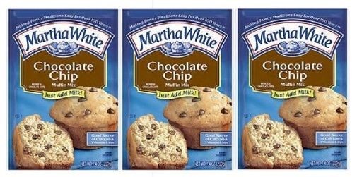 Martha White Chocolate Chip Muffin Mix 3 Bag Pack