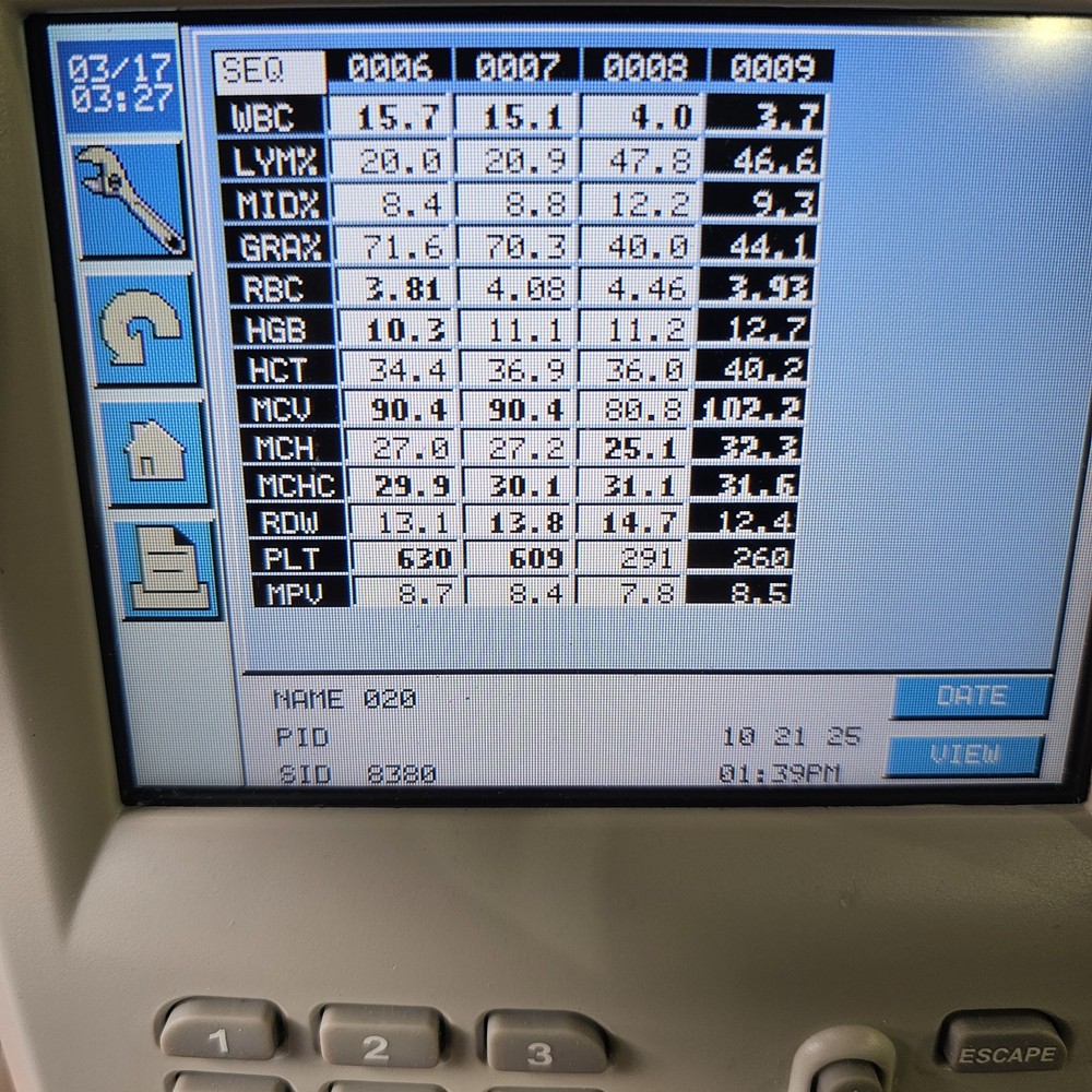 Abbott Cell-Dyn Emerald Hematology Analyzer