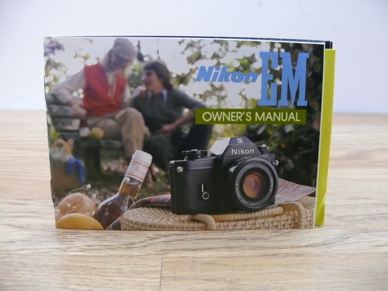 Nikon EM instruction manual            SKU # 176