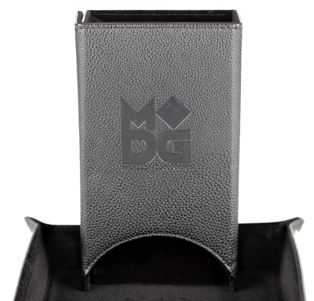 Velvet Fold Up Dice Tower - Black