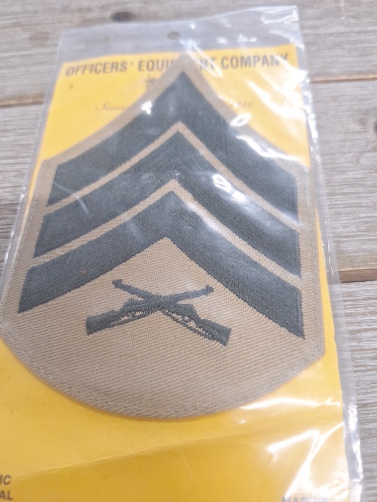 OEC Marine Corps Chevrons Khakis Patches