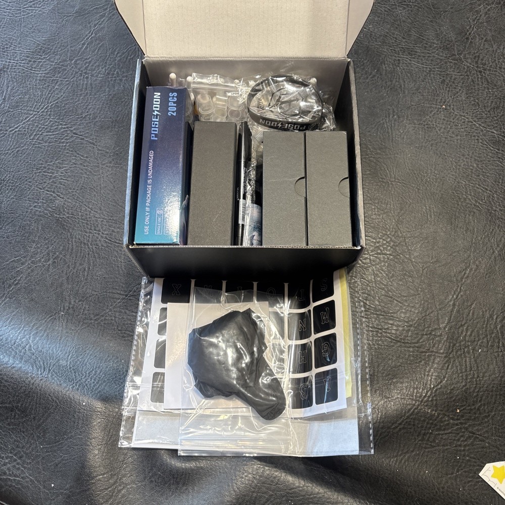 POSEIDON Wireless Tattoo Kit TK035, Complete Kit for Beginners or Advanced