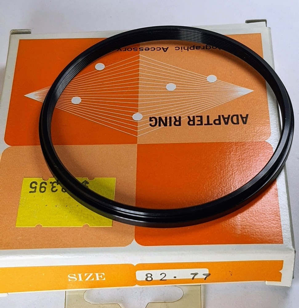 82-77mm Step-Down Lens Filter Converting Adapter Ring 82mm-77mm Metal E82-E77