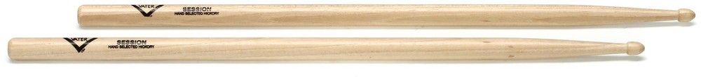 Vater American Hickory Drumsticks - Session - Wood Tip (3-pack) Bundle