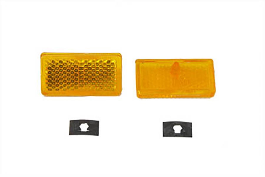 Amber Reflector Set for Harley-Davidson