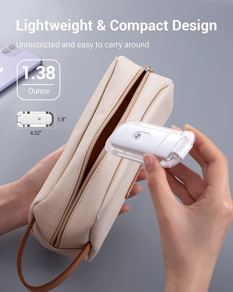 USB Rechargeable Book Light, Warm White, Brightness Adjustable for Eye-Protectio