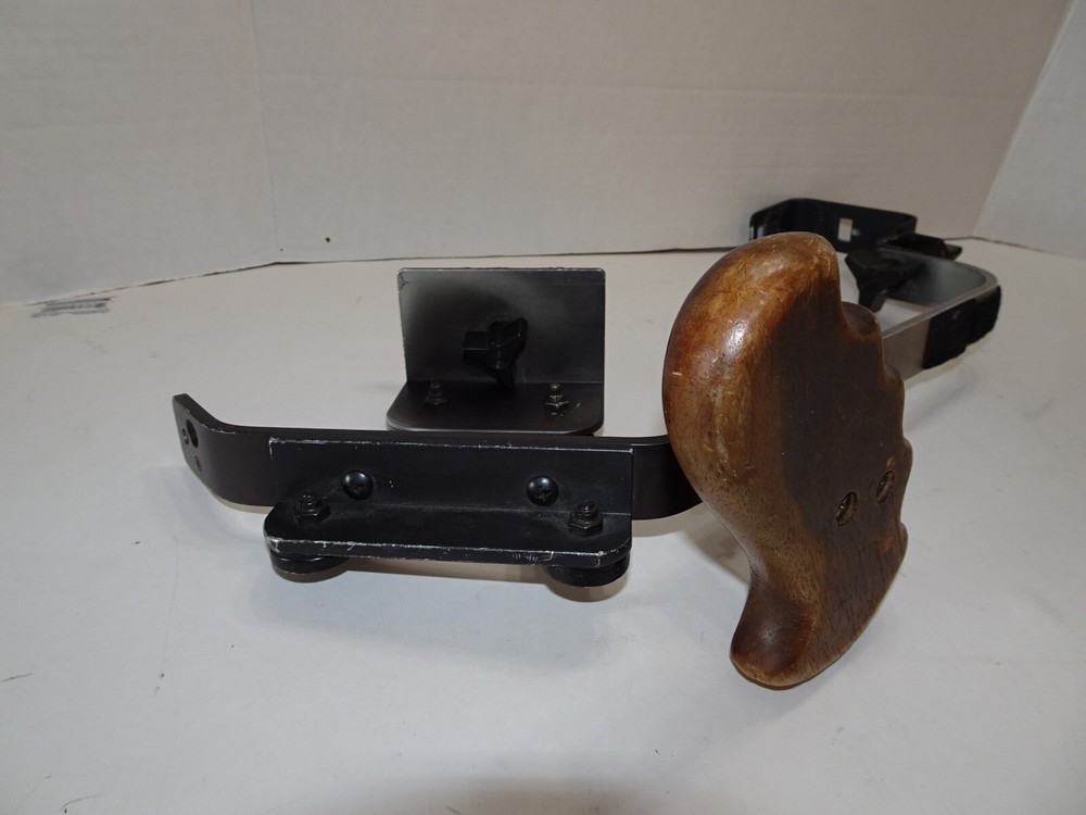 Stroboframe 225 Strobe Flash Bracket for 35mm, Medium Format Camera Wooden Grip