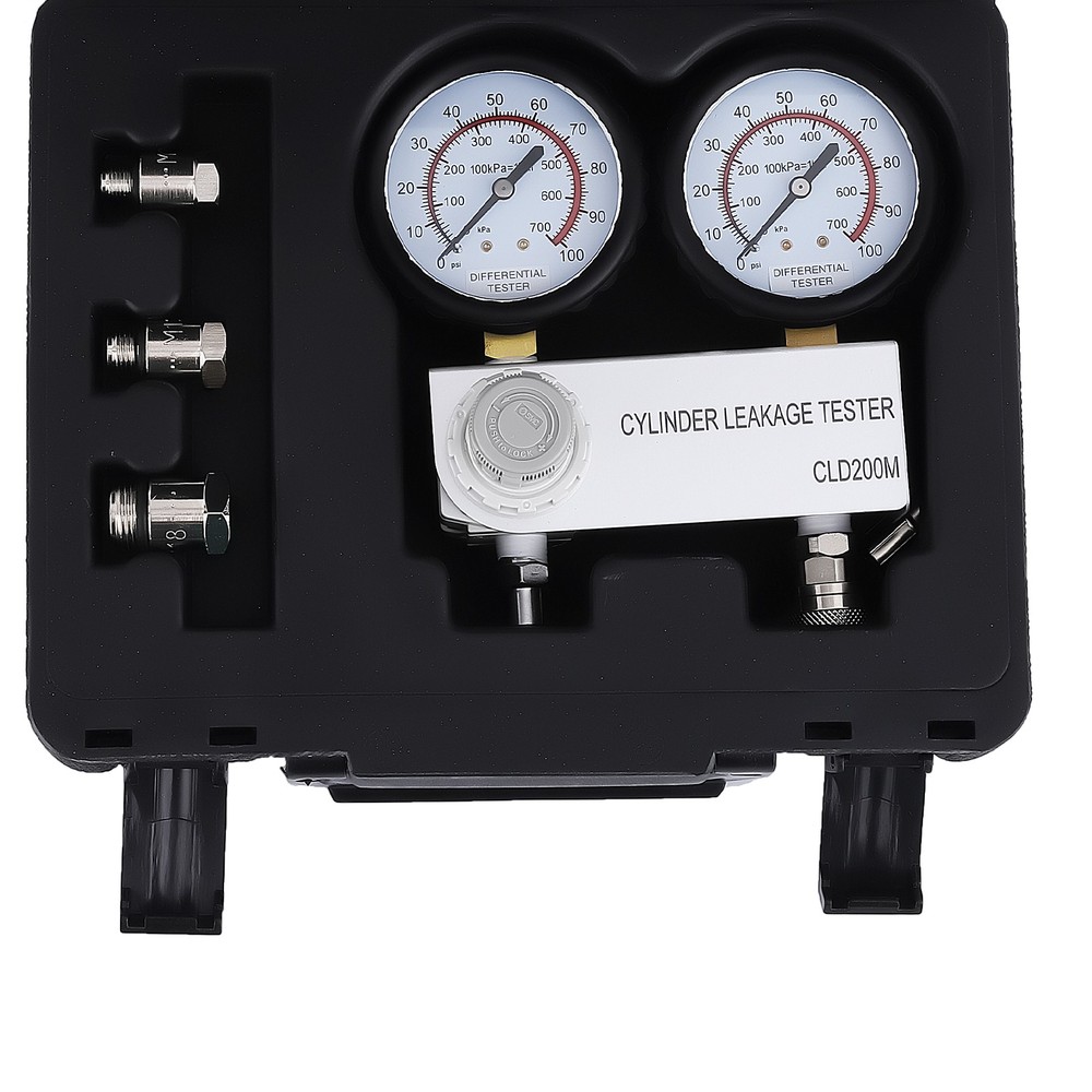 Cylinder Leak Down Tester Engine Compression Diagnostics Test Tool Kits