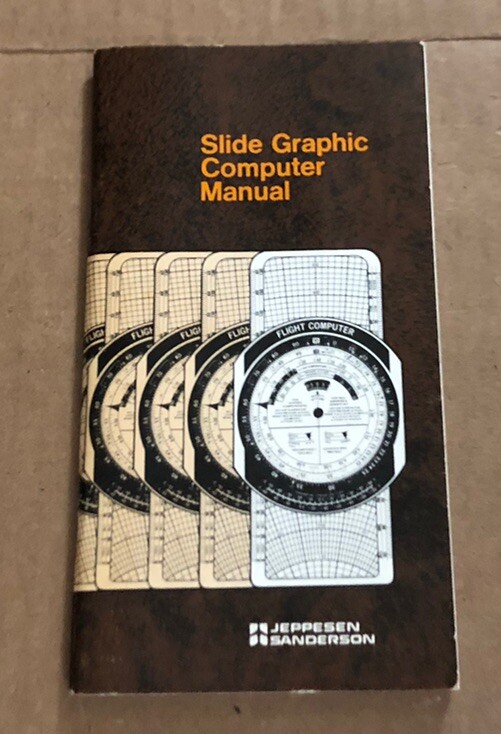 JEPPESEN/SANDERSON AIRPLANE FLIGHT COMPUTER MANUAL