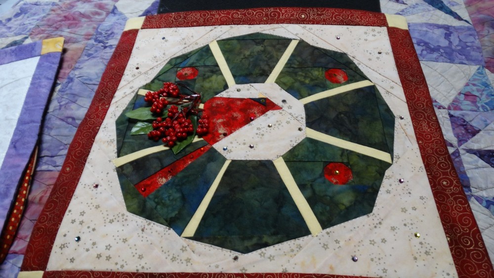 handmade quilted wall hanging