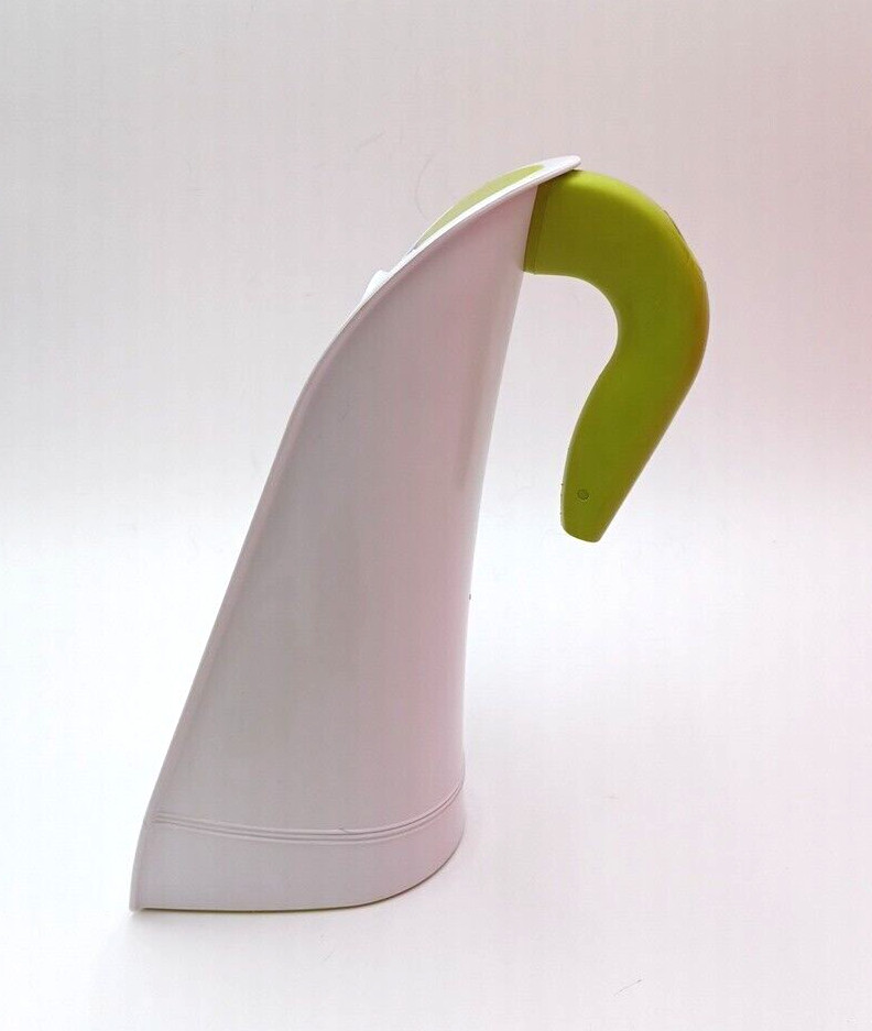 Green White Handheld Cheese Grater with 2 Interchangeable Blades Container