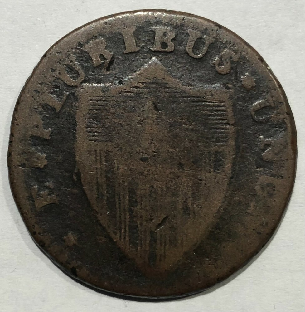 New Jersey 1787 Copper Maris 46-e Middle Die state
