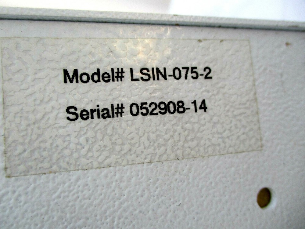 FIBER OPTIC LIGHT SOURCE..MODEL #LSIN-072-2..ILLUMINATOR